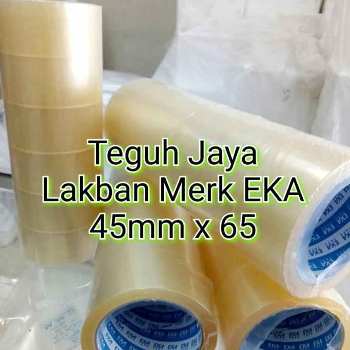 

Lakban Isolasi Selotip OPP Merk EKA 45 mm x 72 SALE