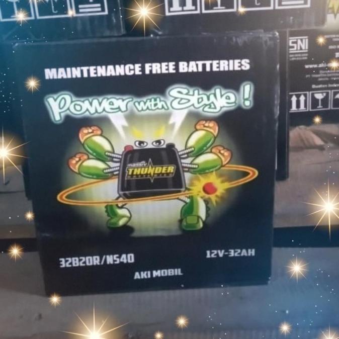 Aki Kering Ns40 Thunder Mf /Accu New Visto Debezzz