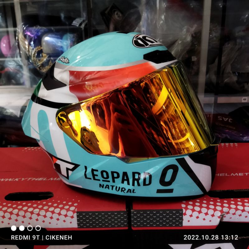 HELM KYT TT COURSE LEOPARD