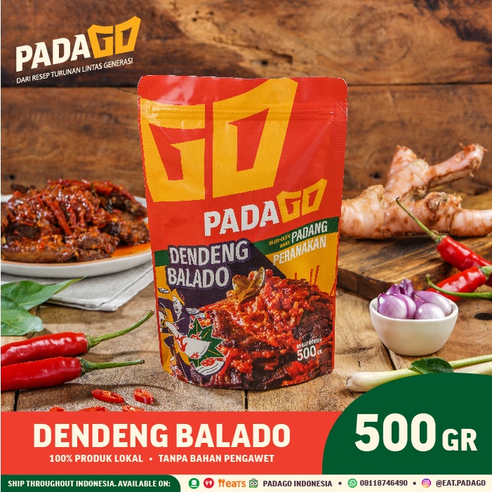 

Dendeng Lambok Balado Asli Padang 500gr