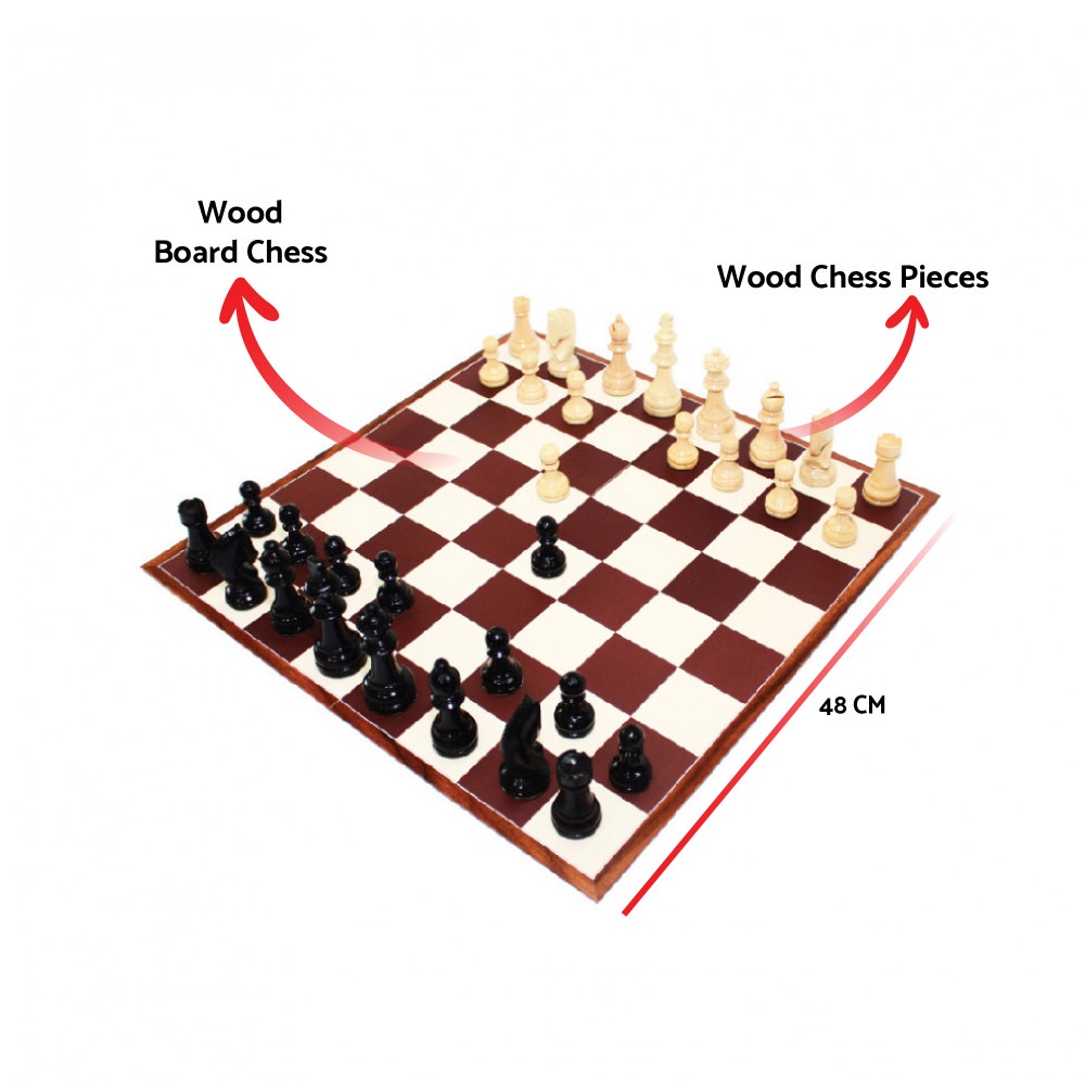 Catur Kayu Percasi Tas ROX