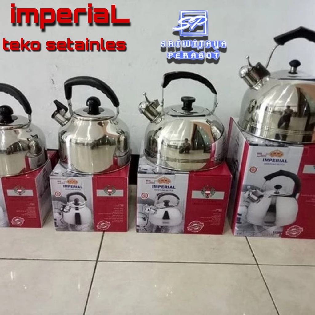 TEKO BUNYI STAINLESS | KETTLE SIUL IMPERIAL STAINLESS STEEL
