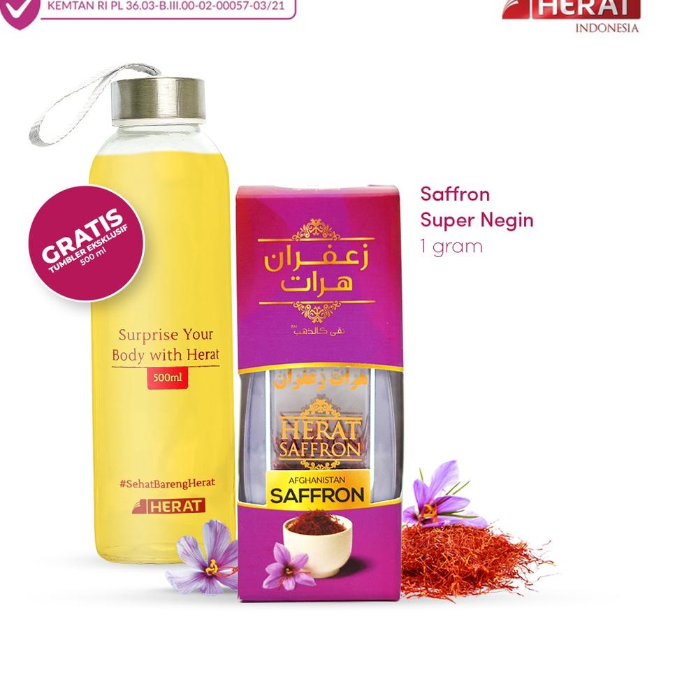 

⅍ Herat Saffron - Safron Grade A Super Negin 1 Gram Original Herat Best Quality Safron Afghanistan ♨