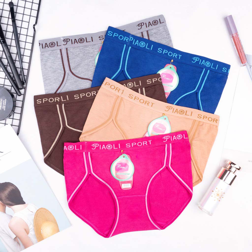 HW - Celana Dalam Wanita Sport Kualitas Premium Bahan Piaoli 5066