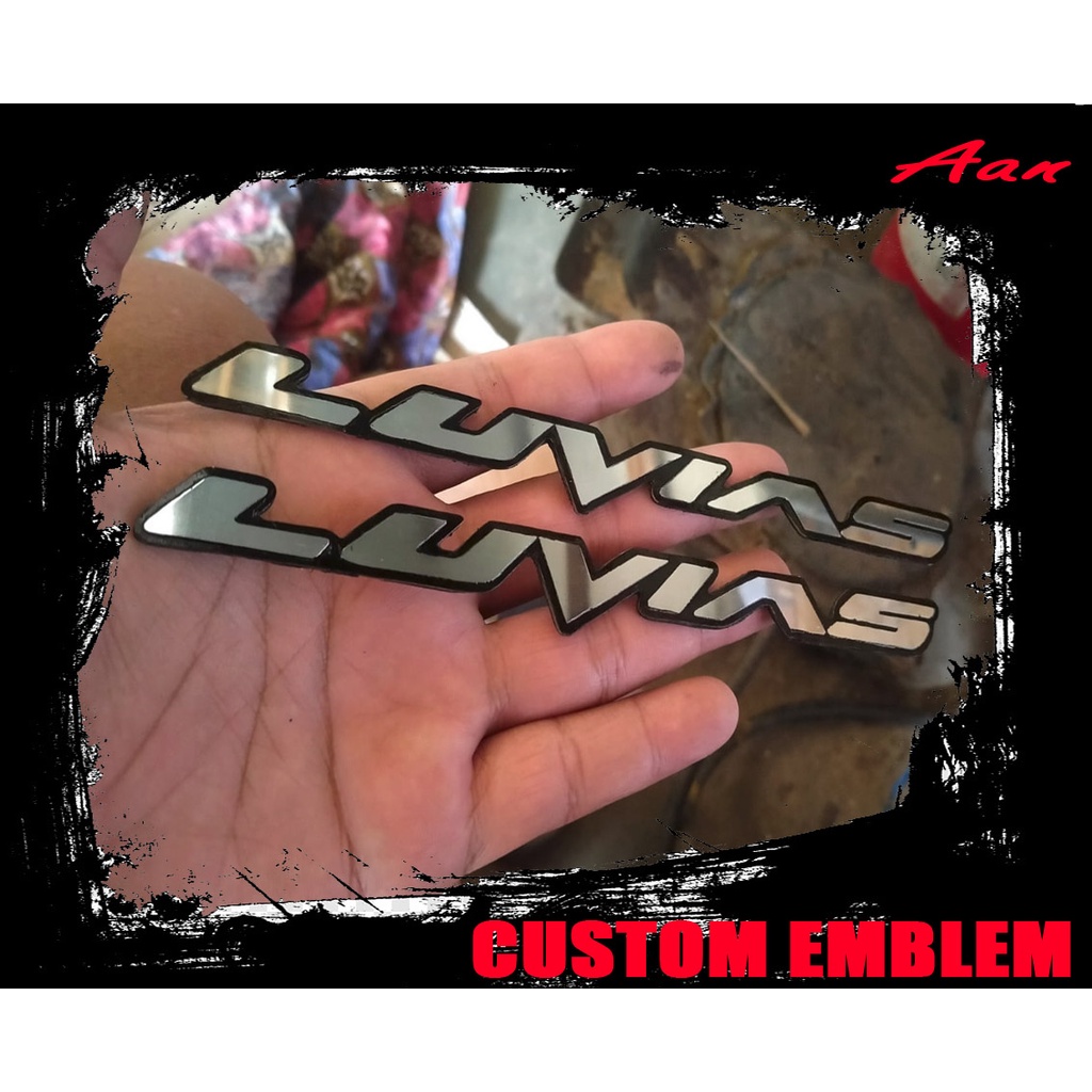 Emblem Custom Luvias (Sepasang)