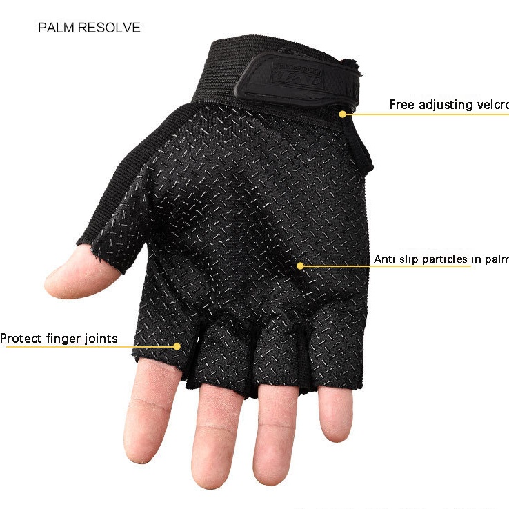 Sarung Tangan Tactical Motor Half Finger Glove Outdoor Import / Half Finger Glove - ST-1