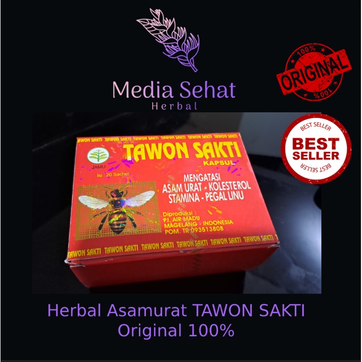 Herbal ASAMURAT Original TawonSakti isi 40 Kapsul