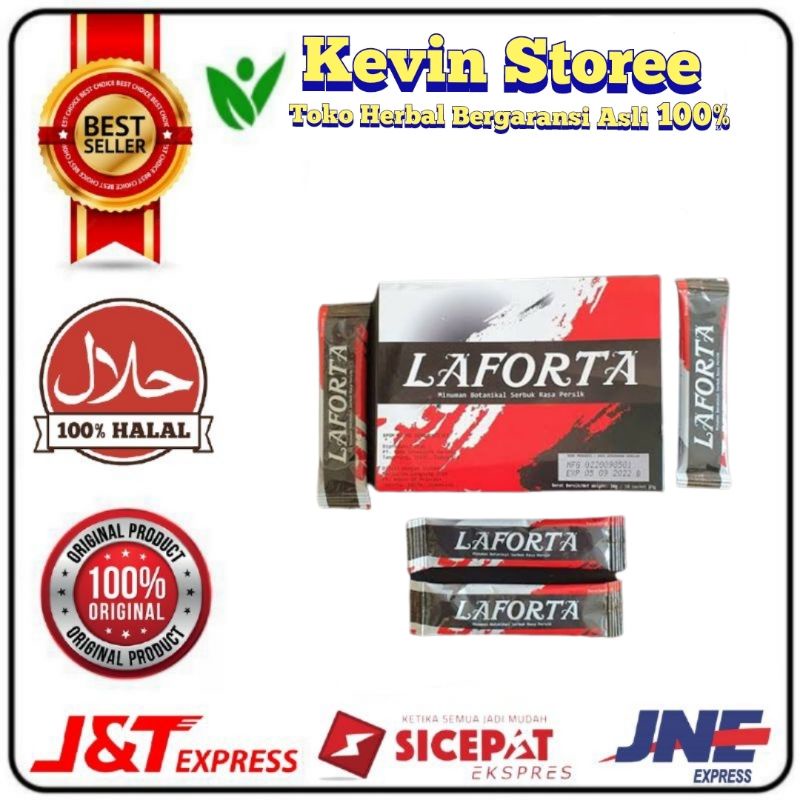OBAT KUAT PRIA - LAFORTA MINUMAN SERBUK ORIGINAL ASLI STAMINA PRIA