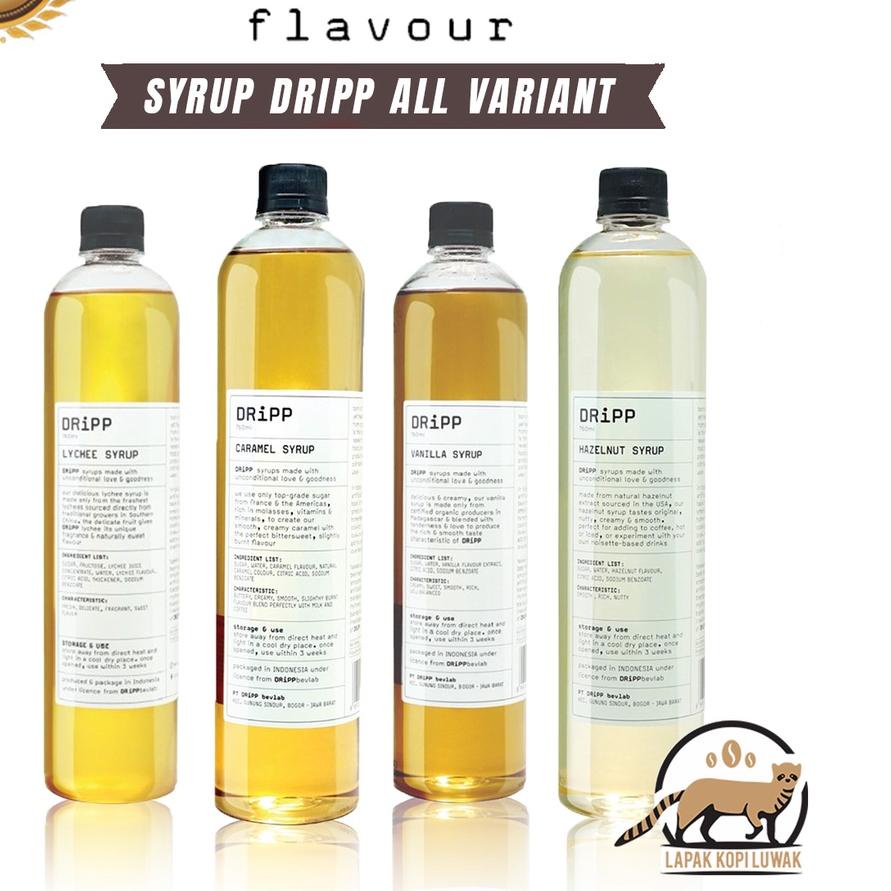 

❋ Dripp Syrup All Variant - Sirup Dripp Pandan, Caramel, Hazelnut, Vanilla, Lychee, Palm Sugar ➨