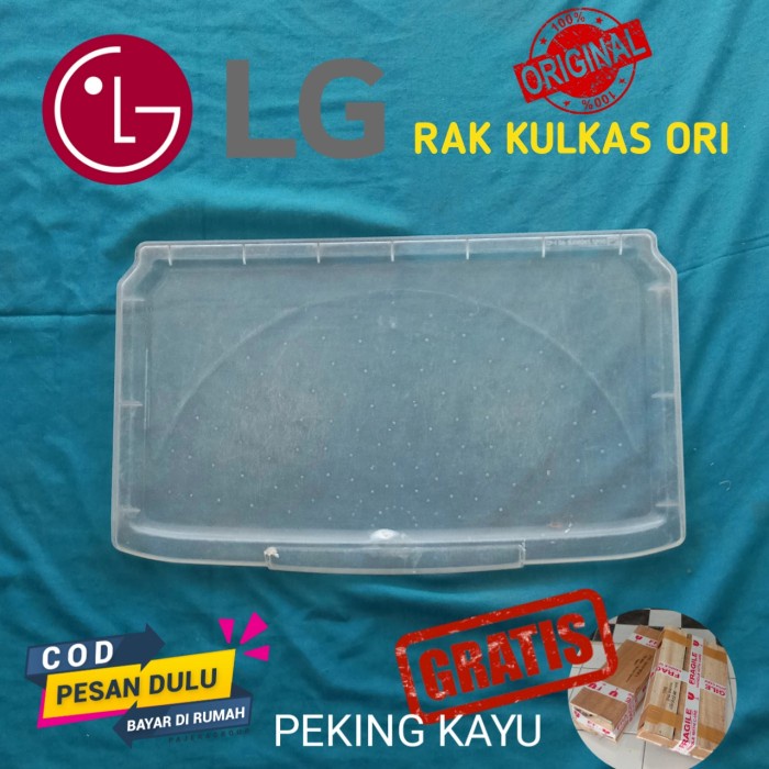 ,,,,,,,] RAK KULKAS RAK SEKAT RAK TENGAH KULKAS LG MIKA PLASTIK ORIGINAL