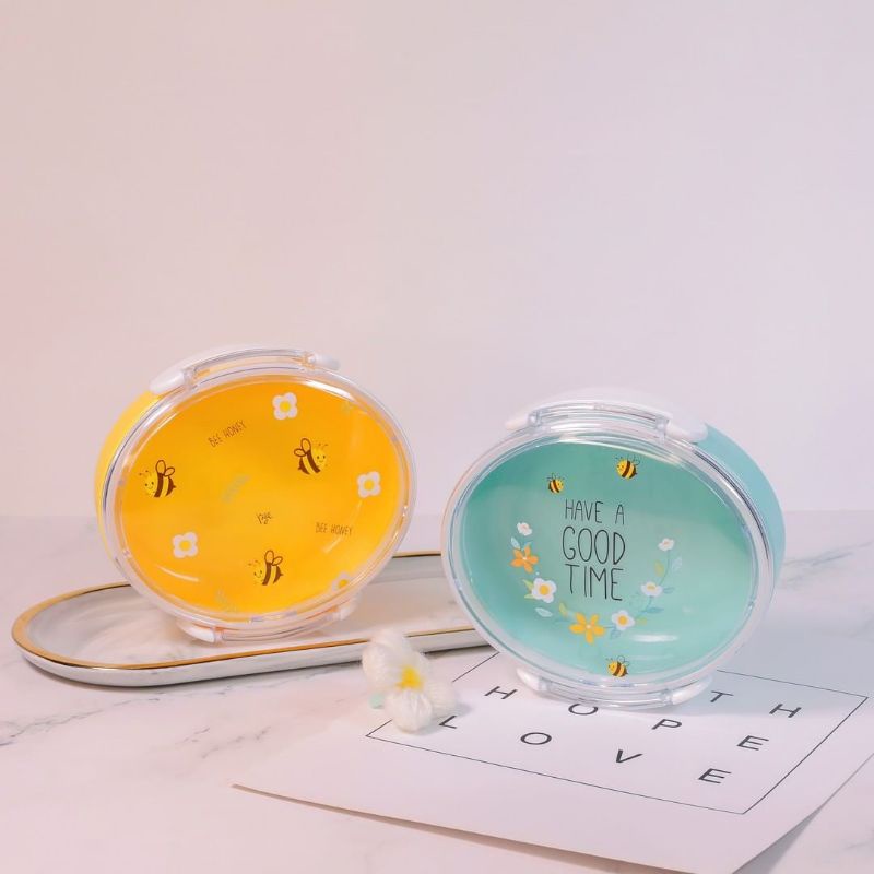 COD BALI MINISO Bee Series Bento Box 380mL Tempat Makan Siang Box Makan Lunch Box Kotak Makan