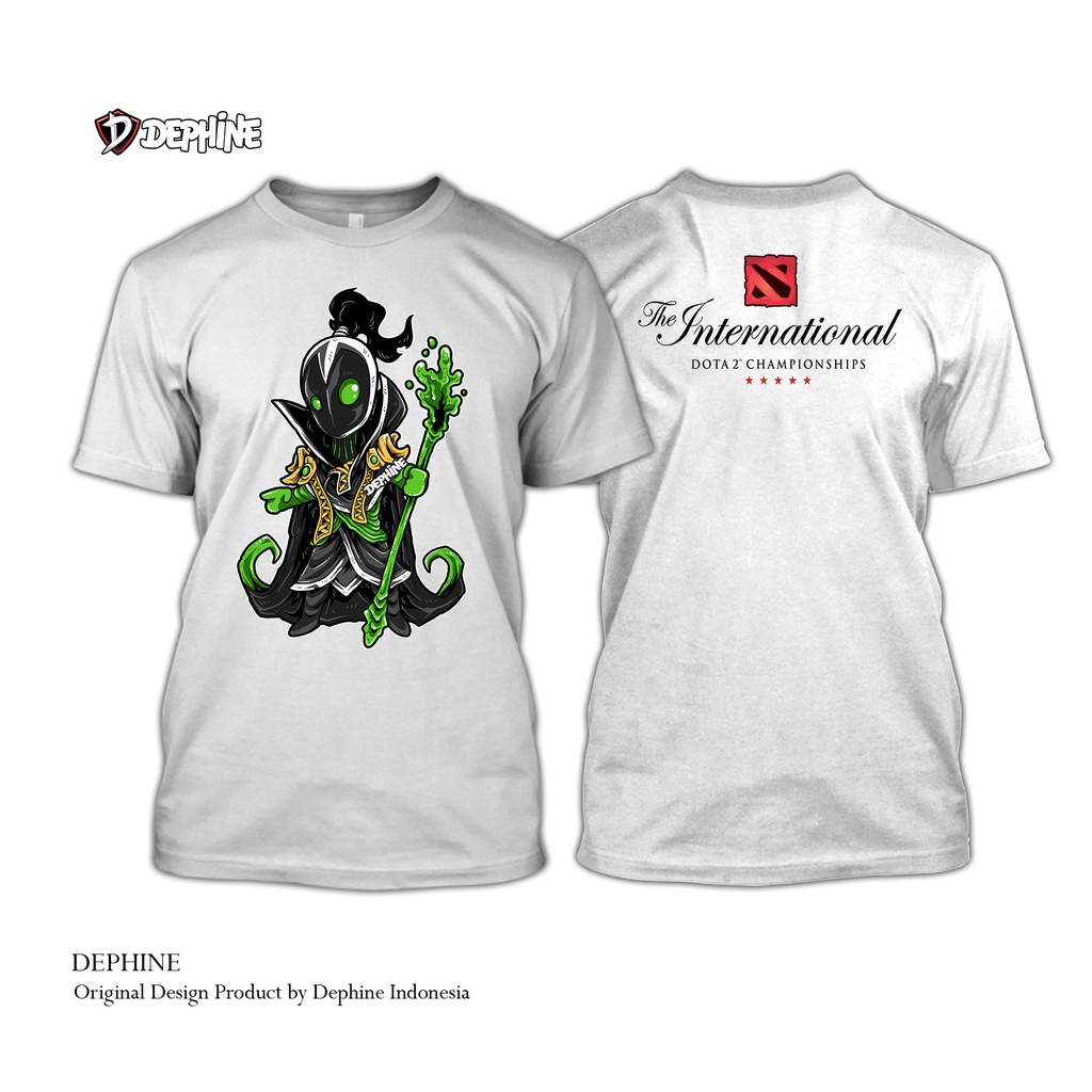 DEPHINE T-shirt Gamers | Kaos Pria Gamer DOTA2 Rubick