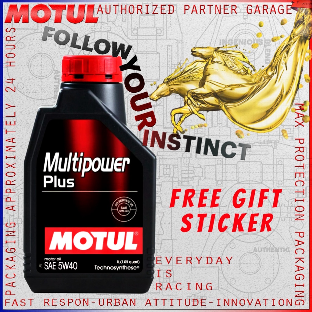 MOTUL MULTIPOWER PLUS 5W40 SN 1L