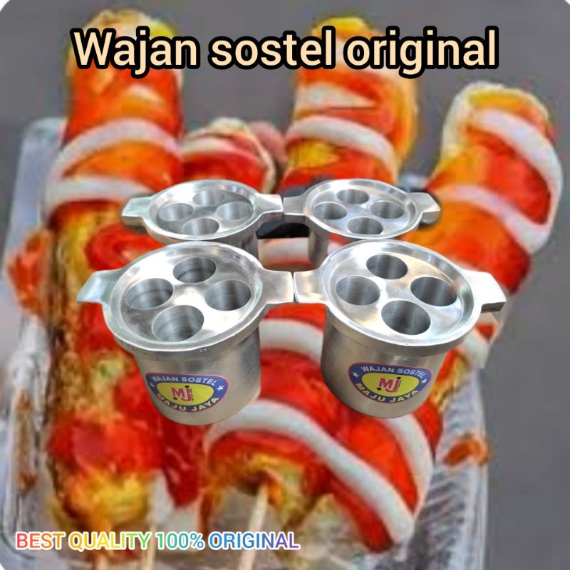 WAJAN SOSTEL/CETAKAN WAJAN PEMBUAT SOSIS TELUR/WAJAN SOSTEL KOMPOR GAS LUBANG  4