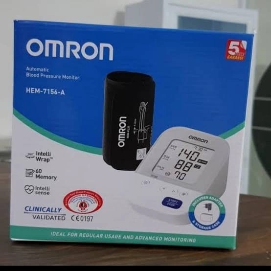 Tensimeter Digital Omron 7156 / Alat Cek Tekanan Tensi Darah Otomatis