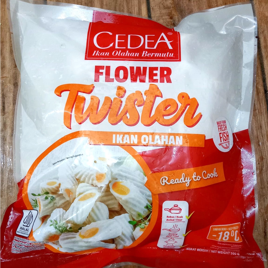 Cedea Flower Twister 500GR / Ikan Olahan
