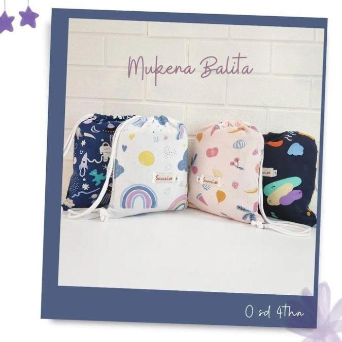 Mukena Sunrise - Mukena Balita - Rayon Premium