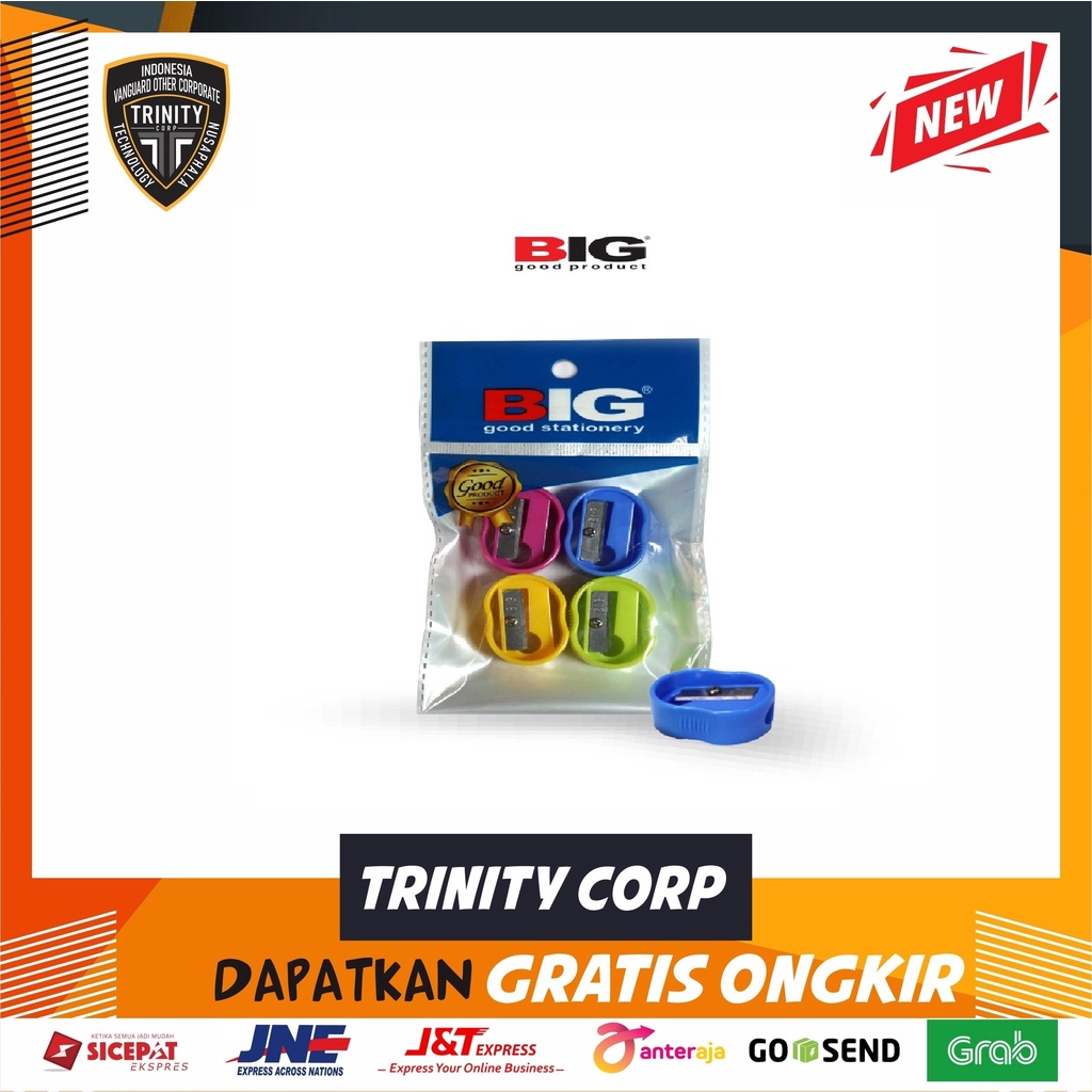 

Rautan / Orotan / Serutan Pensil BIG Model Oval SS-201 Per Pcs