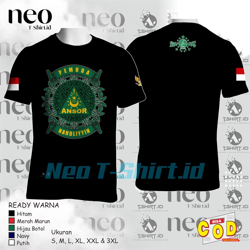 Kaos Ansor Distro | V1 | Pendek | Cotton 24s