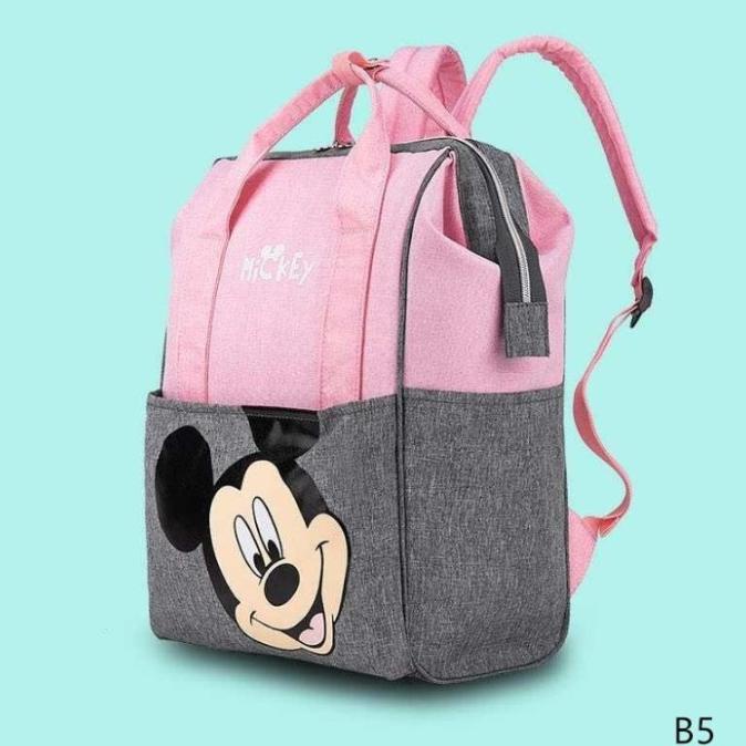 tas Disney ransel perlengkapan bayi diaper dan asi