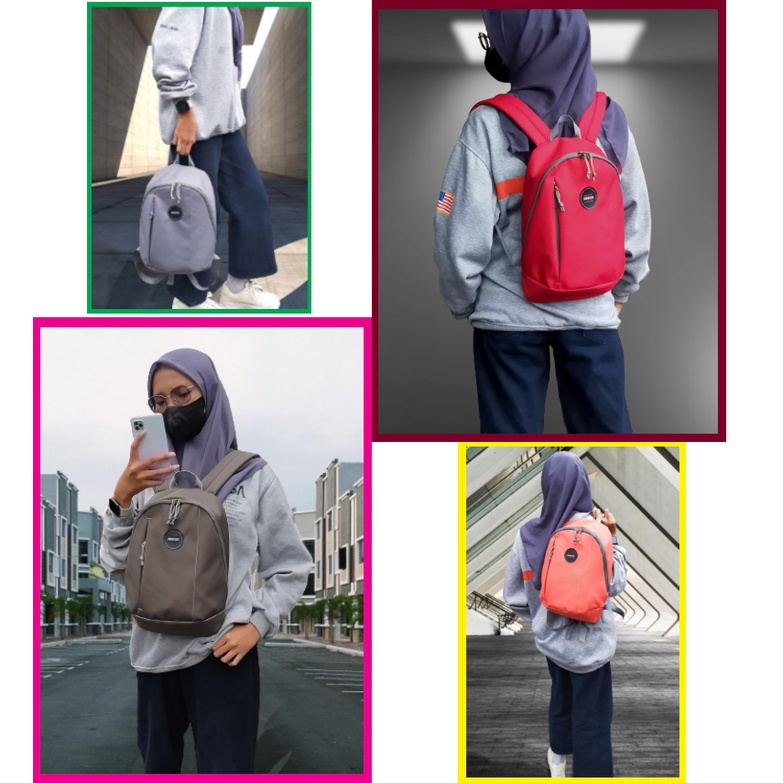 Tas Punggung Stylish Backpack Kecil Wanita ransel bahu remaja wanita MN4000