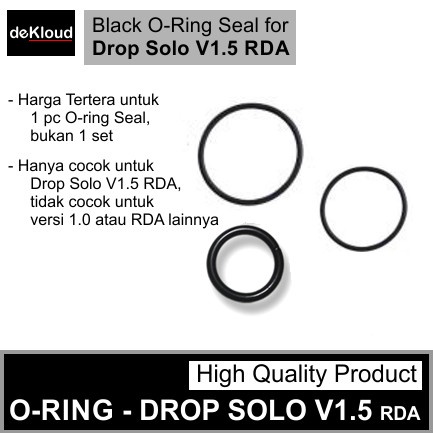 O-Ring Seal for DROP SOLO V1.5 RDA | karet oring silikon sil 1.5 1,5