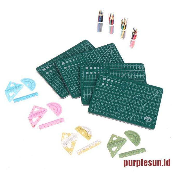 

Ke912 Plesun 1 Set Mainan Miniatur Alas Potong Penggaris Tempat Pensil