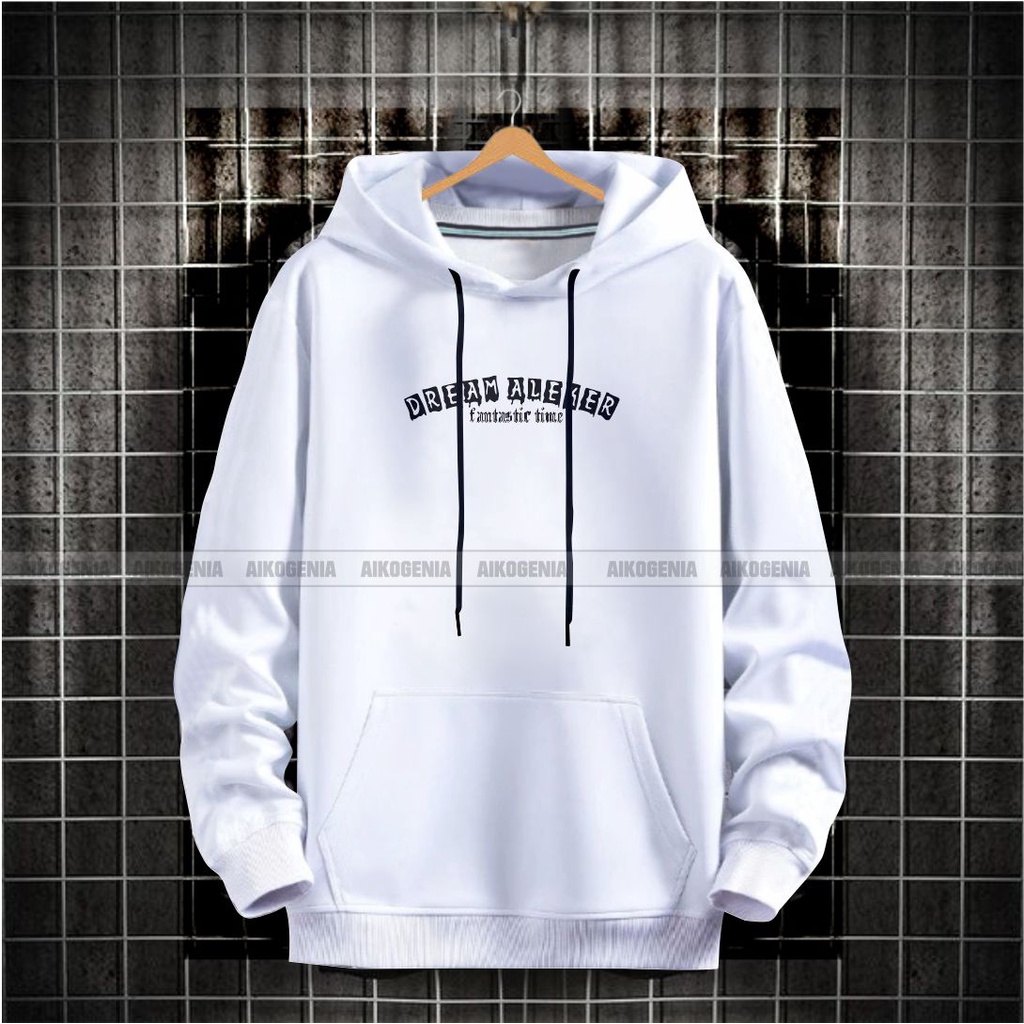 Sweater hoodie pria DREAM ALEKER terbaru / hoodie pria kekinian kwalitas distro