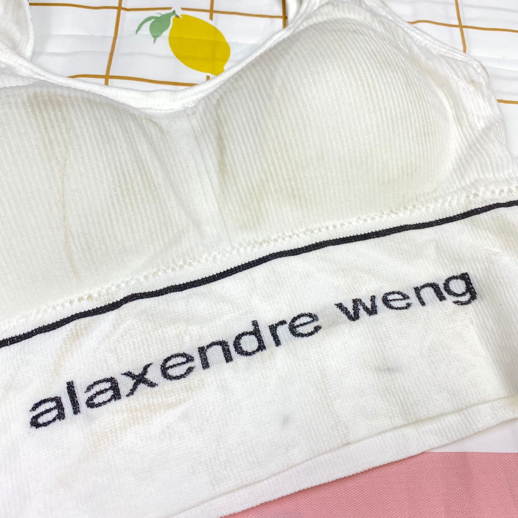 MMM REJECT Bra Sport 6676 B500 Tanpa Kawat Ala Korea Tank Top 6464 Wanita Pakaian Dalam Wanita BH Sport Yoga B400 Motif Garis Murah Import