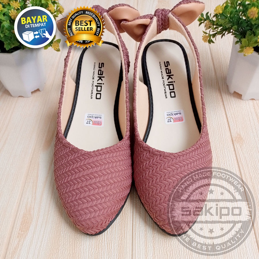 PROMO RAMADHAN SALE !! FLATSHOES SLOP PITA BELAKANG DEWASA REMAJA / FLATSHOES RAJUT PITA BELAKANG / BALET REMAJA SLOP RAJUT PITA BELAKANG / FLATSHOES MURAH TRENDI KEKINIAN / SAKIPO