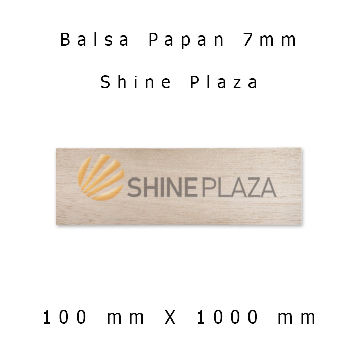 Kayu Balsa Papan 7mm - Balsa Sheet 7 mm - Bahan Maket Khusus Gosend