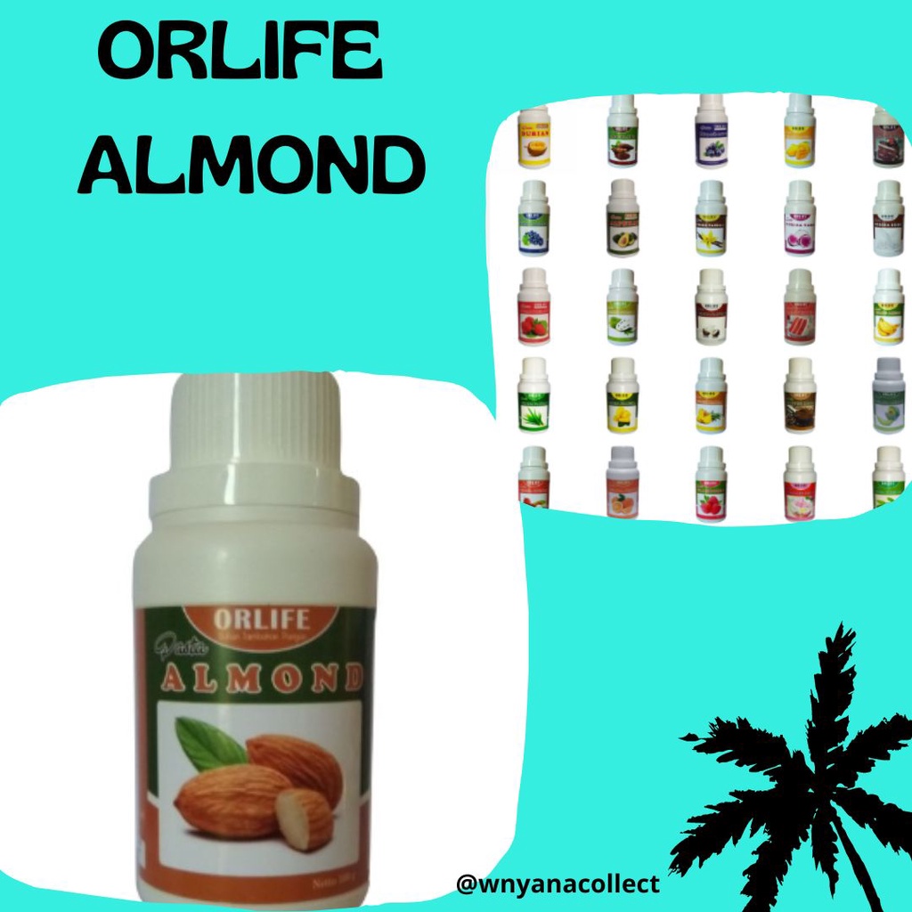 

✰PROMO✰ Gum Flavour atau Perisa pasta rasa ALMOND|| Orlife ALMOND|| orlife ALMOND|| Perisa pasta rasa ALMOND|| Orlife ALMOND|| pERASA MAKANAN DAN MINUMAN ALMOND || ready stok