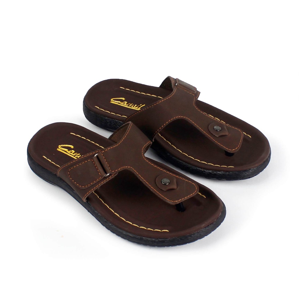 Sandal Kulit Pria Model Casual Terbaru CV 02