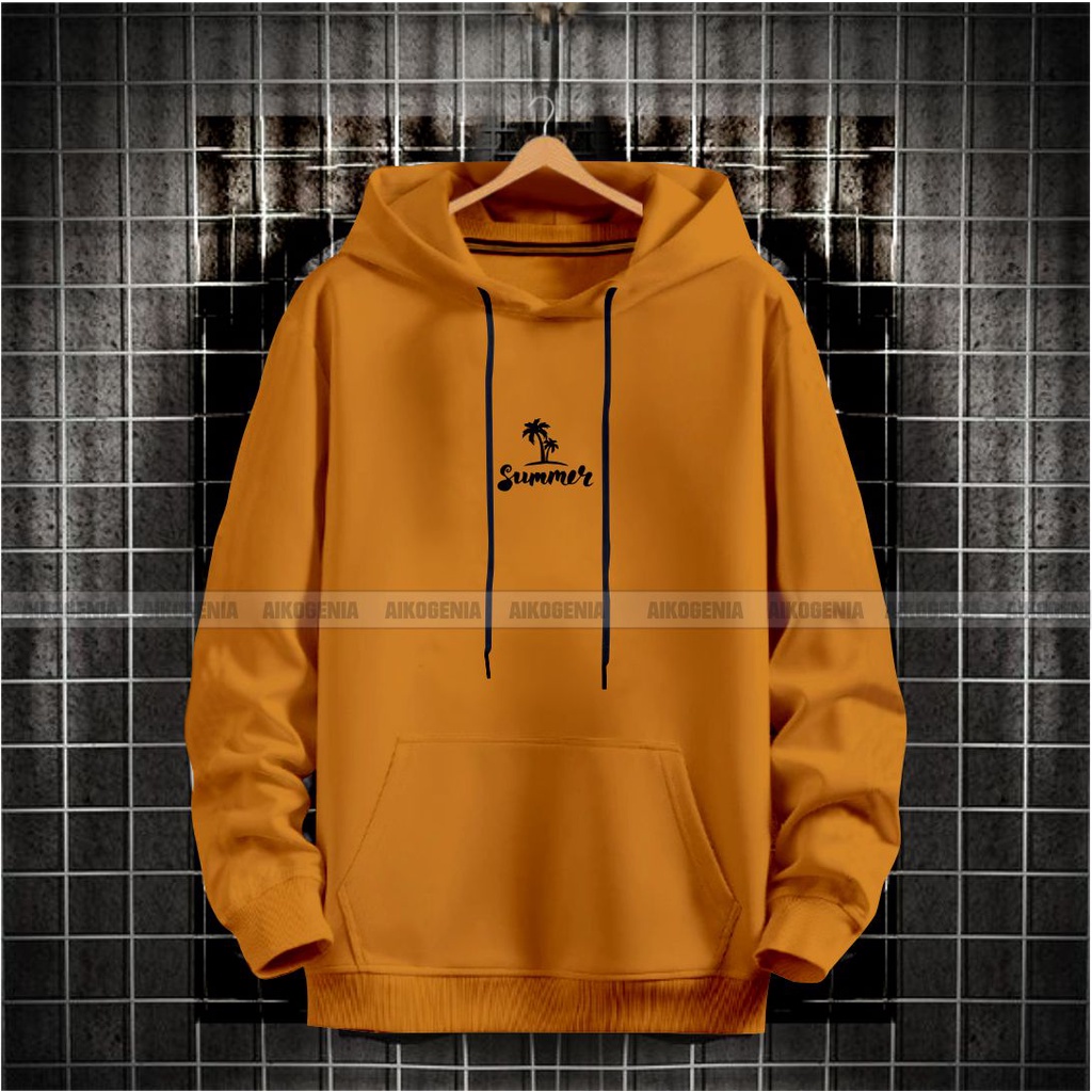 Sweater hoodie kekinian terbaru model SUMMER / Hoodie pria wanita trend kekinian