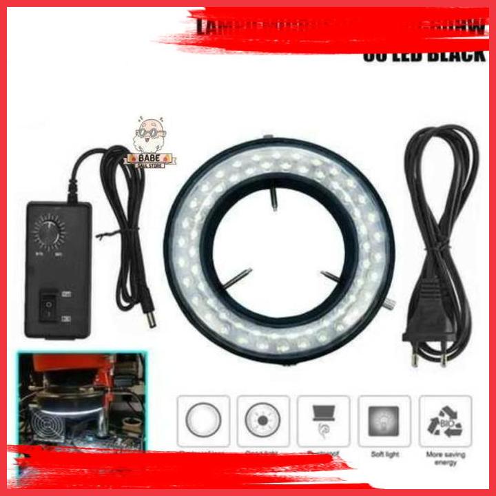 

(babe) lampu mikroskop universal 60 led dpd-60hw abjustable ligh microscpe