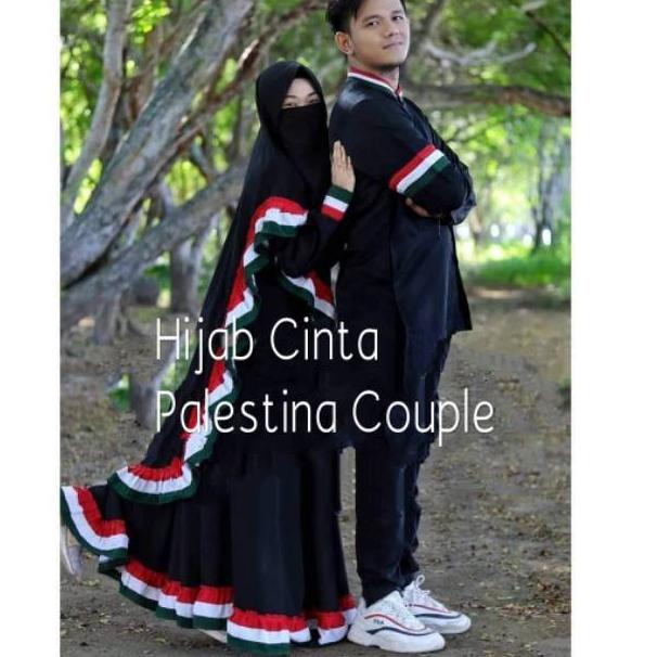 READY STOCK R23 Palestina Couple Gamis Palestina Koko Palestina ヺ