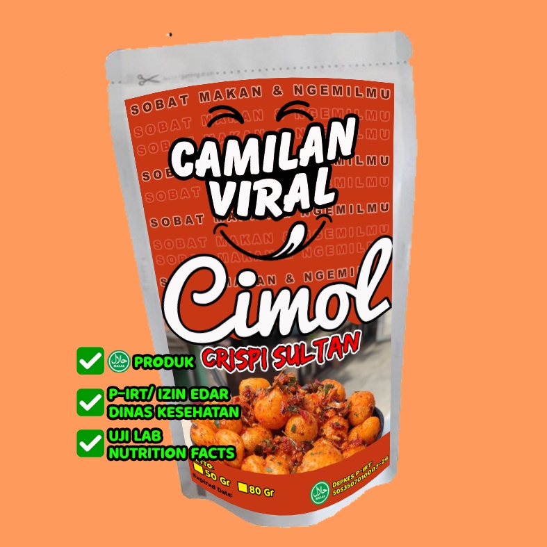 

✅ (TERMURAH HALAL P-IRT) KERIPIK CIMOL KERING KRISPI PEDAS DAUN JERUK BY CAMILAN VIRAL