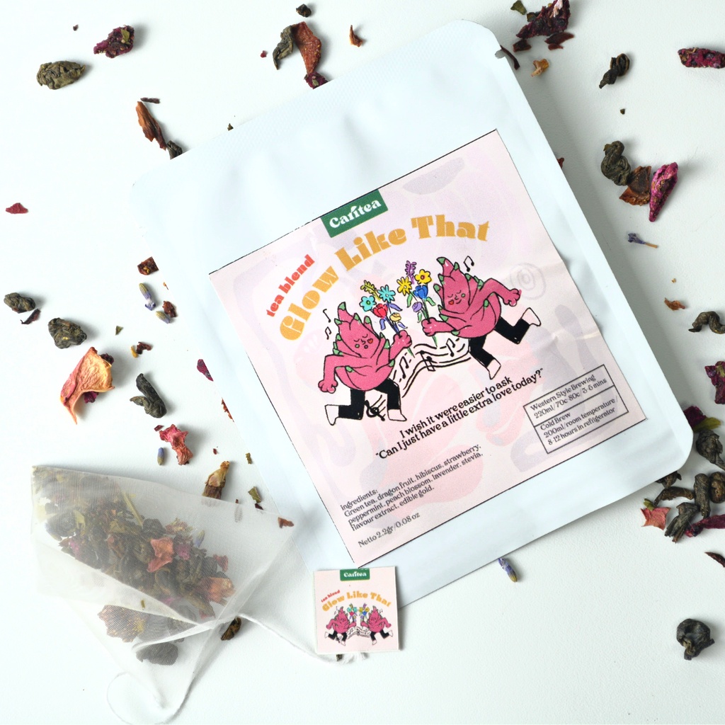 

Glow Like That Tea Blend Caritea [Sample Pack]