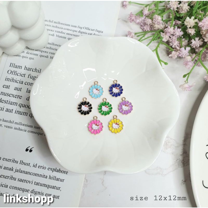 CHARM ENAMEL HELLO KITTY BUNGA
