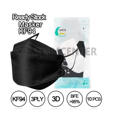 𝗪𝗶𝗻𝗱𝗮 𝗣𝗿𝗮𝗱𝗶𝘁𝗮 Masker KF94 50 Pcs KF 94 Warna Warni Hitam Putih Abu Murah Dengan Kawat Hidung