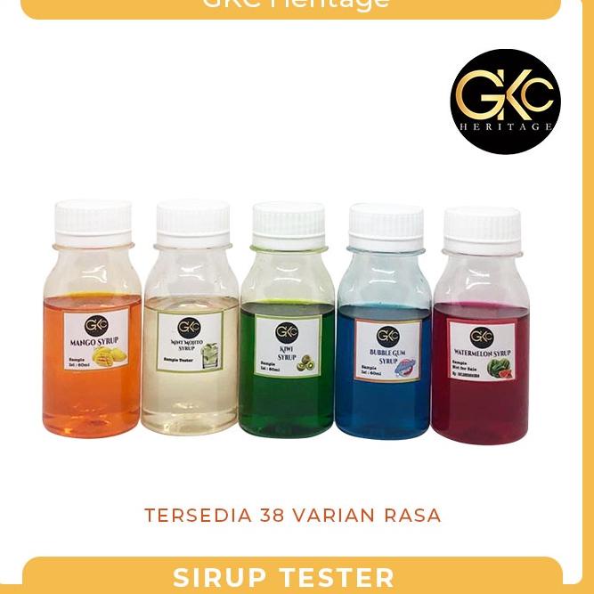 

[KODE 77] Paket Tester / Sample Sirup 5 botol GKC Heritage @ 60ml