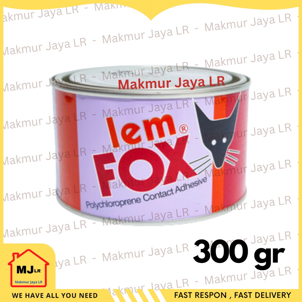 

LEM FOX kuning 300 gram / Lem Kuning / Lem Serbaguna 300gram 300gr 300 gr