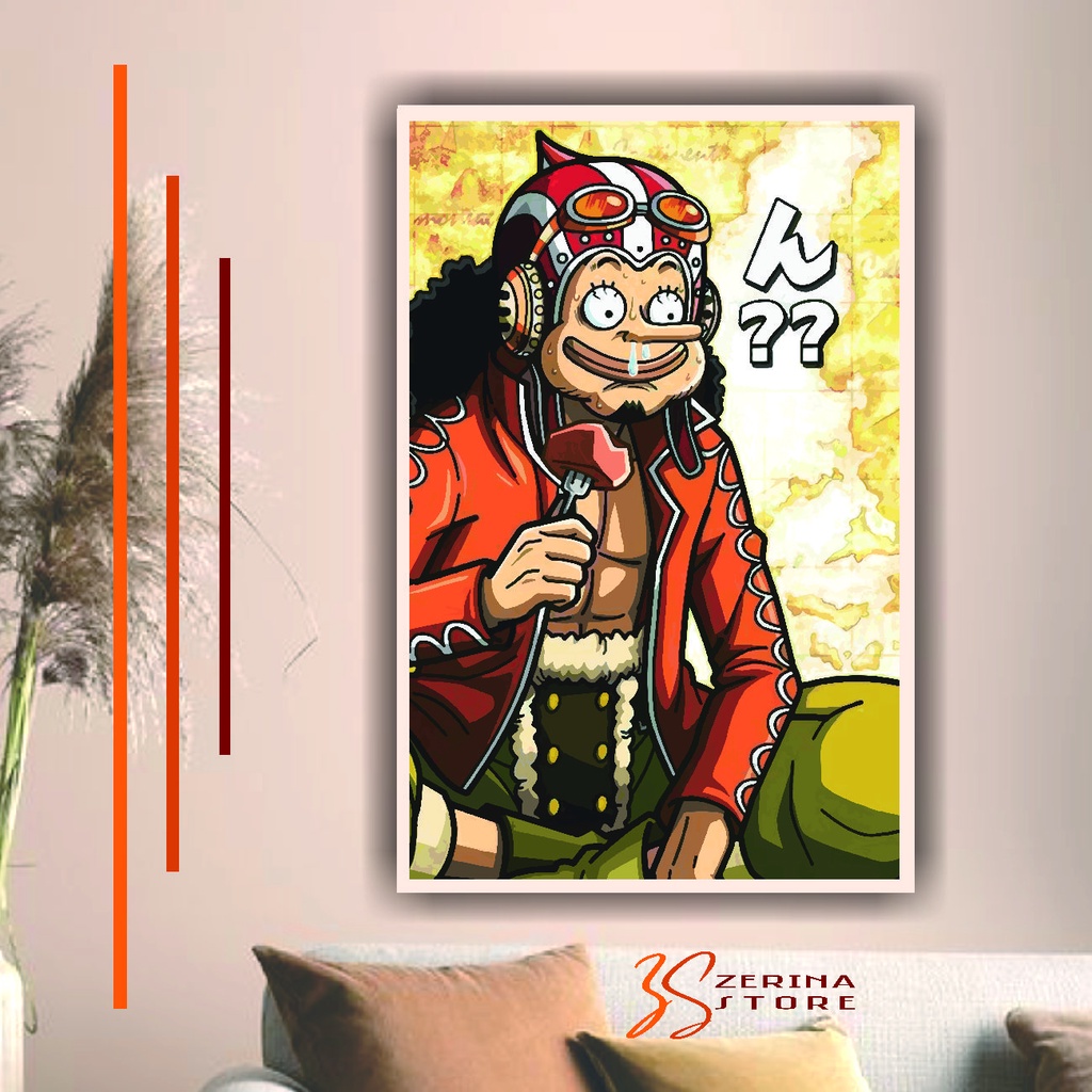 HIASAN DINDING KAYU WALL DECOR ONE PIECE ANIME