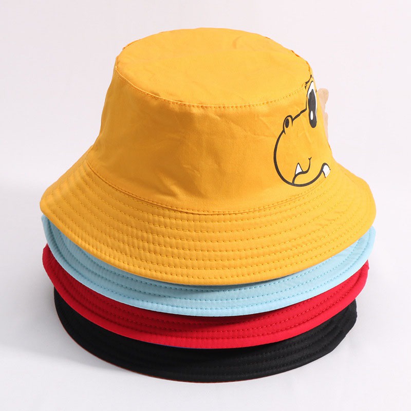 Topi Bucket Anak Dino Unisex Usia 2-8 Tahun Termurah / Topi Anak Bucket / Topi Ember Anak