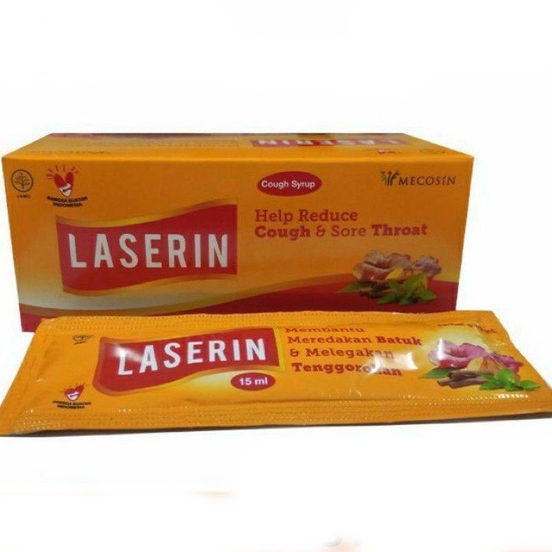 Laserin sirup Obat Batuk Herbal 10 sachet 15 ml