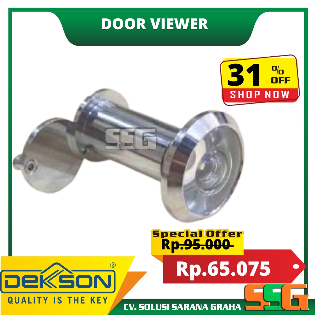 Door Viewer DEKSON DKS CP Derajat Lubang Pintu Intip