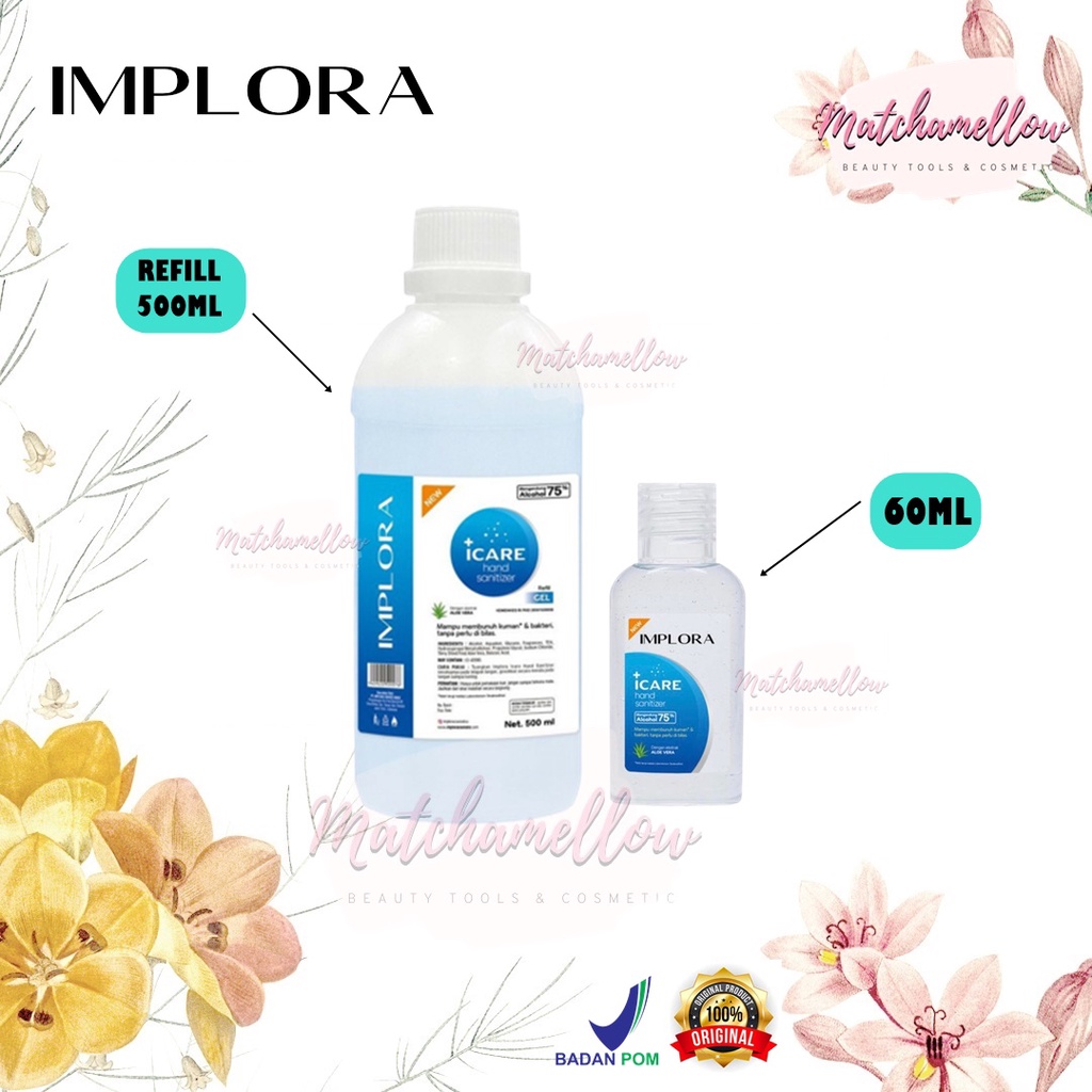 ❄️MATCHA❄️ IMPLORA ICARE HAND SANITIZER GEL