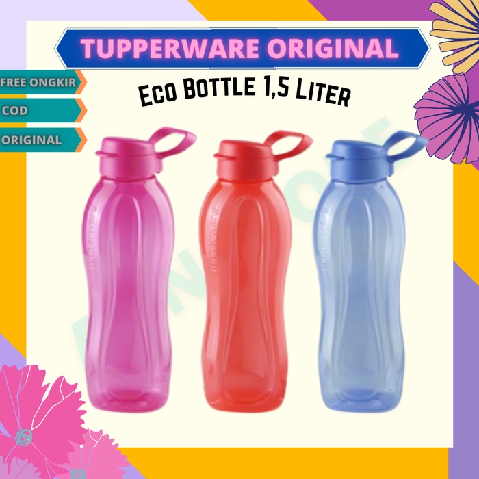 Terlaris Botol Minum Tupperware 1,5 Liter / Tempat Minum Tupperware Eco 1.5L