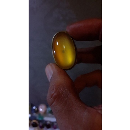 natural [IDOCRASE CHANGE COLOR BIO SOLAR ACEH HQ] emban cincin pria ring alpaka sepuh perak emas