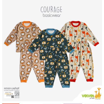 Velvet Courage Setelan Oblong Panjang Big Size